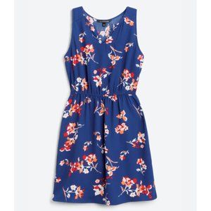 41 Hawthorn Sleeveless Trisha Split Neck Dress, Blue Floral, from Stitch Fix